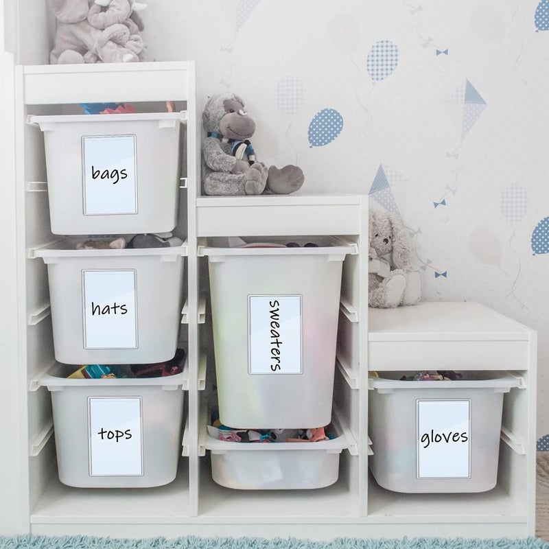 Geyee 60 Pcs 5 x 8 Inch Self Adhesive Shop Ticket Holders Clear Plastic Sleeves Adhesive Labeling Pockets Job Ticket Holders Work Order Peel Stick Display Pockets for Office Planners Document Card - Image 5